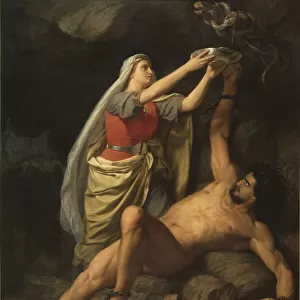 Loki and Sigyn, 1863