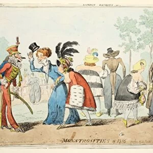 London Dandies or Monstrosities of 1815, 1835