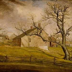 Long Island Farmhouses, 1862-63. Creator: William Sidney Mount