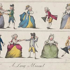 A Long Minuet, 1787. Creator: Unknown