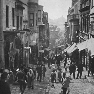 Looking down Step Street, Constantinople, 1913