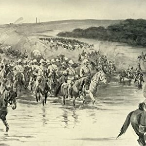 Lord Roberts and His Army Crossing the Wall River, 1901. Creator: RM Paxton