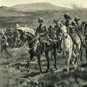 Lord Roberts and Staff on the Veldt Approaching Pretoria, (1901). Creator: William Barnes Wollen