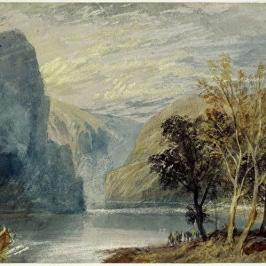 The Lorelei rock, 1817. Artist: Turner, Joseph Mallord William (1775-1851)