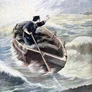 Lost at Sea, 1891. Artist: Henri Meyer