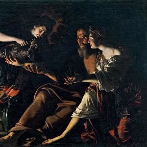 Lot and his Daughters, 1617. Creator: Guerrieri, Giovanni Francesco (1589-1657)