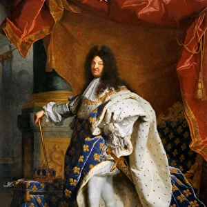 Louis XIV, King of France (1638-1715), 1701. Creator: Rigaud