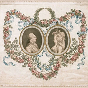 Louis XVI and Marie Antoinette, ca 1781