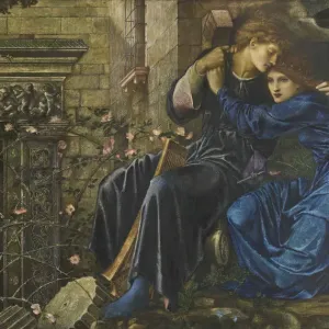 Love among the Ruins, 1870-1873. Creator: Burne-Jones, Sir Edward Coley (1833-1898)