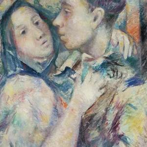 Lovers, 1936-1937. Creator: Bedrich Hoffstadter