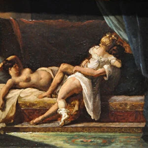 Three Lovers (L Amour a trois), 1818-1820. Artist: Gericault, Theodore (1791-1824)