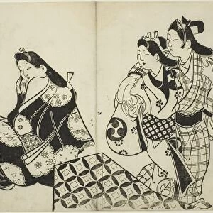 Lovers Leaving a Room, c. 1684 / 98. Creator: Sugimura Jihei