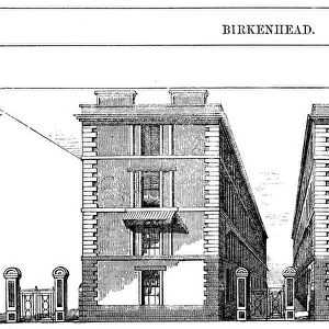 Low rental workmens dwellings built by the Birkenhead Dock Co, c1844 (c1860)