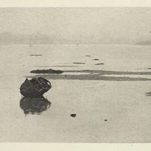 Low Water on Breydon, 1887. Creator: Peter Henry Emerson