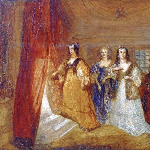 Lucy, Countess of Carlisle, and Dorothy Percys Visit to their Father Lord Percy... c1831. Artist: JMW Turner