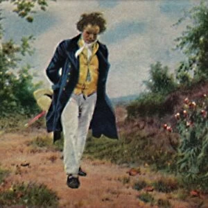Ludwig van Beethoven 1770-1827. - Gemalde von Schmid, 1934