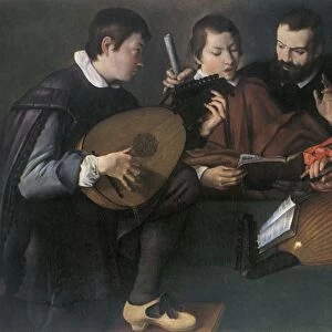 Lutes and violin; unknown Italian painter of the seventeenth century, 1948