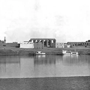 Luxor from the Nile, Egypt, 1895. Creator: W &s Ltd