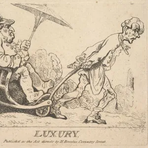 Luxury, [1781] reissued 1786-95. Creator: Thomas Rowlandson