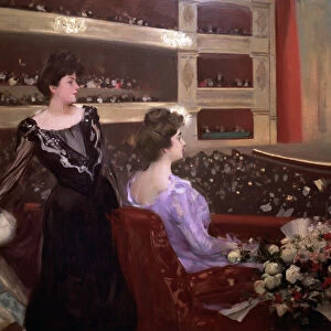 The Lyceum, oil by Ramon Casas 1901-1902