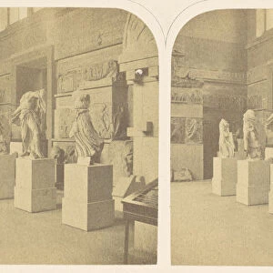 The Lycian Saloon, British Museum, 1850s. Creator: Roger Fenton