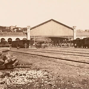 Lyon, Gare de Perrache, ca. 1861. Creator: Edouard Baldus