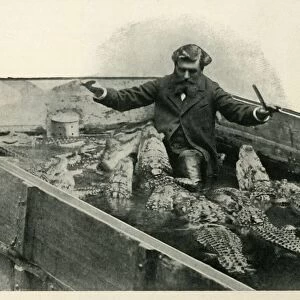 M. Pernelet and his Pets, 1902. Creator: Unknown