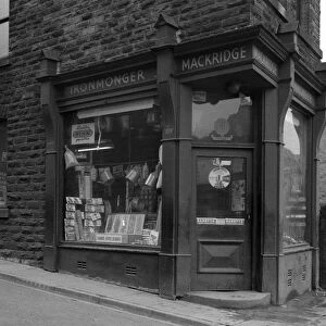 Mackridges ironmongers shop, Wombwell, South Yorkshire, 1962. Artist: Michael Walters