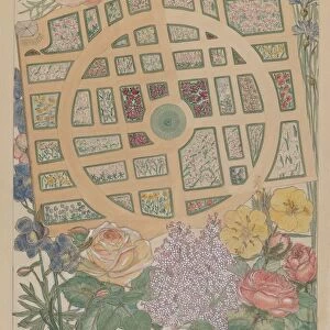 Madame Jumels Garden, c. 1936. Creator: Virginia Richards