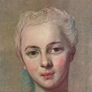 Mademoiselle Puvigny, c1749. Artist: Maurice-Quentin de La Tour