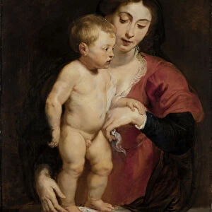 Madonna and Child, ca. 1615-1618. Creator: Peter Paul Rubens