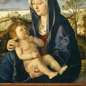 Madonna and Child in a Landscape, c. 1490 / 1500. Creator: Giovanni Bellini