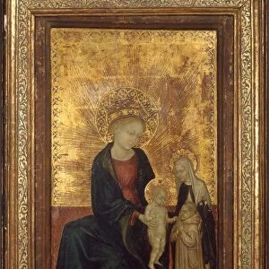 Madonna and Child with Saint Catherine of Siena and a Carthusian Donor, ca. 1411-24