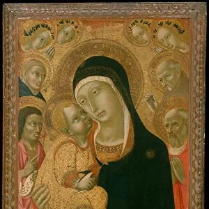 Madonna and Child with Saints John the Baptist, Jerome, Peter Martyr... ca. 1425-before ca