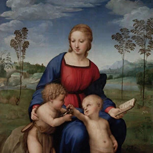 Madonna of the Goldfinch (Madonna del Cardellino), 1505-1506. Artist: Raphael (1483-1520)