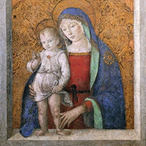 Madonna of the Windowsill (Madonna del davanzale), c. 1490. Creator: Pinturicchio