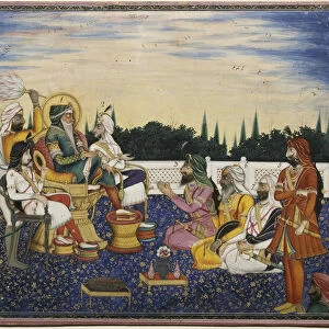 Maharaja Ranjit Singh, 1841. Creator: Imam Bakhsh Lahori (active 1830s-1840s)