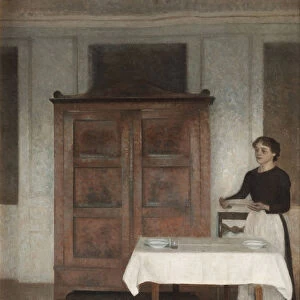The maid laying the table, 1895