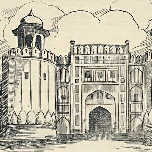 The Main Gate - Lahore Fort, 1936. Creator: Unknown