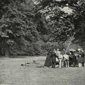 Her Majesty Planting a Tree in the Grounds of Buckingham Palace as a Memorial of the Jubilee