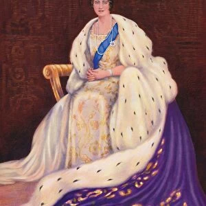 Her Majesty the Queen, 1937. Artist: Louis Dezart