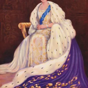 Her Majesty the Queen, 1937. Artist: Louis Dezart