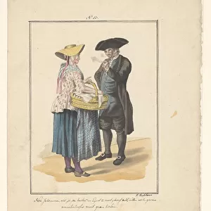 Man and wife of Walcheren, 1803-c.1899. Creator: J. Enklaar