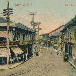 Manila, P. I. Escolta, c1912
