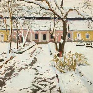 Manor-House at Modlnica in Winter, 1905. Creator: Stanislaus Kamocki Manor-House at Modlnica in Winter, 1905. Creator: Stanislaus Kamocki