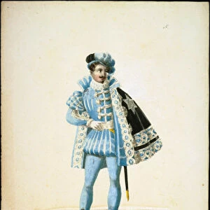 Manuel del Populo Vicente Garcia as Don Giovanni in opera Don Giovanni by Wolfgang Amadeus Mozart, 1