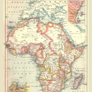 Map of Africa, 1902. Creator: Unknown