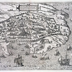 Map of Alexandria, Egypt, c1625