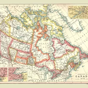 Map of the Dominion of Canada, 1902. Creator: Unknown