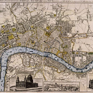 Map of London, 1798